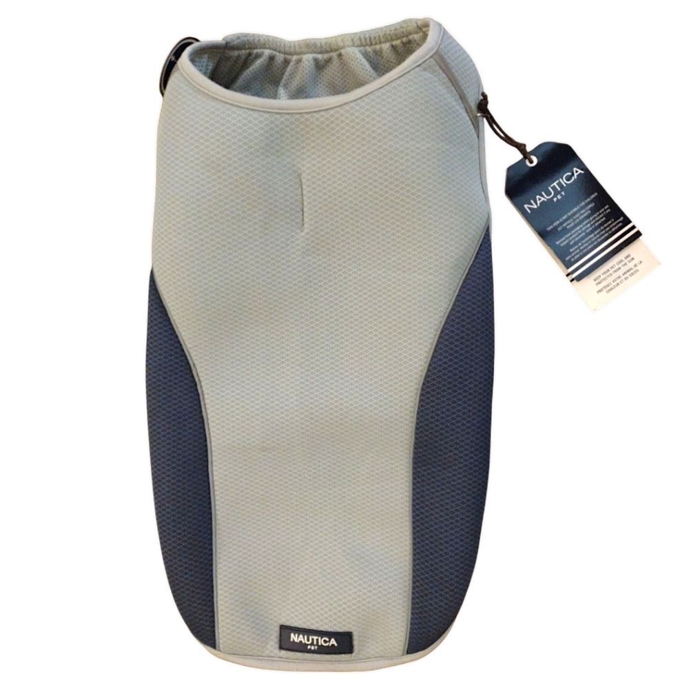 NAUTICA PET Dog Cooling Jacket, Size Large, Grey & Navy NWT Firm Price!